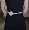 Corrente Elástica de Cintura com Pérolas e Camélias Francesas Acessórios para Roupas Cintos com vestido Cintura Antiga Elegante de Alta Qualidade para Mulheres
