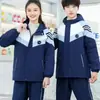 Ropa de Jardín de Infancia para Otoño e Invierno Ropa Acolchada de Algodón Ropa de Clase para Niños Ropa Acolchada de Algodón Uniforme Escolar para Estudiantes de Primaria y Secundaria Chaqueta Abrigo Acolchada de Algodón Grueso Nuevo