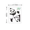 Fanxi Nuevo Dibujo Animado Lindo Panda Gigante Pegatina para Interruptor KG106 Pegatina Aleatoria DIY Embellecimiento de Pared Decorativo Pegatina de Pared