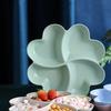 Amor Trébol de Cuatro Hojas Plato de Frutas Bocadillos Creativo Hogar Sala de Estar Almacenamiento Bocadillos Plato de Frutas Suerte Trébol de Cuatro Hojas