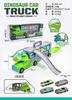 Camión contenedor catapulta de deformación de dinosaurio camión proyecto almacenamiento coche pista coche juguetes para niños venta al por mayor