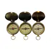 Suministro directo de fábrica Z50 Brújula retro portátil de aleación de zinc, reloj de bolsillo plegable para exteriores, brújula de alta precisión con aguja norte.