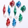 Estilo antigo diy caseiro Hanfu acessórios para cabelo coroa de cabelo acessórios transparentes gotejamento de óleo única peça folha acessórios de liga em estoque fornecimento direto