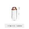 Frasco de Vidrio Sellado Frasco para Almacenar Granos de Café Frasco para Almacenar Té Suelto Frasco de Exhibición Frasco de Vidrio para Té de Flores Cáscara de Mandarina Seca Frasco de Vidrio Frasco para Té