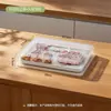 Plato de Degustación BNBST con Rejilla de Drenaje y Tapa Antipolvo, Caja de Degustación de Frutas y Repostería para Hornear, Plato de Exhibición con Drenaje
