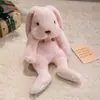 Muñeco de Conejo de Peluche Suave Lindo Orejas Largas Bufanda Suéter Conejito Muñeca Infantil