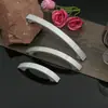 Alça de Alumínio Espacial, Alça Sólida Moderna Minimalista Estilo Americano para Porta de Armário Gaveta Armário Guarda-Roupa Fosca Espessada Sólida