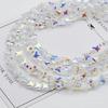 Trébol de cuatro hojas de la suerte Corazón Estrella Mariposa Colgante de cristal liso DIY Pulsera Collar Accesorios para colgar en el coche