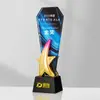 Medalla Trofeo de Cristal de Resina Pulgar Creativo Grabado Competencia de Empresa Sistema de Premios de Danza Metal al por Mayor