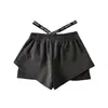 Comercio Exterior Verano Nueva Etiqueta Pantalones Cortos Deportivos Mujer Ins Trendy Estudiante Delgados Sueltos Aspecto Adelgazante Cintura Alta Running Pantalones Cortos
