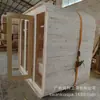 Comercio Exterior Exportación Sala de Sauna Exterior Importada de Canadá Madera de Pino Blanco Finlandés Duradera y No Deformable Suministro Directo de Fábrica
