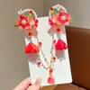 Accesorios para el Cabello de la Dinastía Han para Niñas, Tocado de Estilo Antiguo, Nueva Cadena para la Frente Chinoiserie, Borla de Princesa Súper Hada, Accesorios para el Cabello para Niños