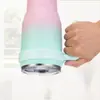 Termo de acero inoxidable para coche de 40 oz transfronterizo con gran capacidad, asa portátil, diseño de pajita y característica de retención del frío