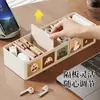 Caja de Almacenamiento de Cables de Datos para Escritorio, Compartimentos Múltiples, Cargador de Cable, Cargador de Audífonos, Organizador de Artículos Varios, Caja de Gestión de Cables