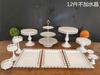Soporte para pastel de hierro estilo europeo traje Banquete de Boda postre pastelería decoración cena de cumpleaños plato de decoración creativo multicapa