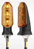 Intermitente pequeño de tiburón amarillo 3LED brillante para motocicleta E1 transfronterizo europeo y americano adecuado para modificación Honda MK-200