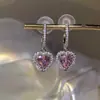 Pendientes de Perla de Alta Calidad con Pasador de Plata 925 Flor de Lazo Tulipán Piedra Ojo de Gato Pendientes de Hoja Tono Vibrante Igual