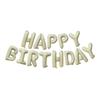Set de Globos de Letras Happy Birthday Feliz Cumpleaños Inglés de 16 pulgadas Decoración para Fiesta Infantil