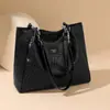 Bolso de Mano Tejido de Gran Capacidad de Moda con Textura para Mujer, Nuevo Bolso Cruzado de PU de Nicho para Viajes Diarios, Bolso Tote para Mujer