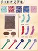 Kit de Materiales para Martillo de Ajenjo del Festival de Mediados de Otoño DIY, Materiales para Martillo de Salud de Ajenjo, Martillo para Golpear la Espalda, Martillo de Meridianos de Ajenjo Hecho a Mano