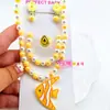 Estilo Océano Collar de Conchas para Niños Caracola Estrella de Mar Elemento Marino Sirena Niña Disfraz Joyería a Juego Princesa