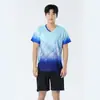 Nuevos Uniformes de Bádminton Conjuntos para Hombre y Mujer Manga Corta Ropa Deportiva Uniformes de Entrenamiento Competición Equipo Verano Secado Rápido Tenis de Mesa Bádminton Uniformes Personalizados