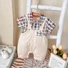 Ropa de Verano para Bebé Traje de Una Pieza para Bebé Recién Nacido para Niño Envoltura Delgada Traje de Dos Piezas Gordo Traje de Escalar Liebre
