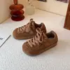 Zapatillas de otoño e invierno para niños y niñas, nuevo modelo 2026 para niños pequeños y mayores, zapatos planos casuales versátiles resistentes a la suciedad para estudiantes, estilo moderno de felpa