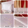 Bolsa Tote Transparente de PP Sacola de Presente Doce de Casamento Sacola de Presente para Madrinha Sacola para Embalagem de Presente de Aniversário Sacola de Presente de Casamento