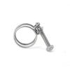 Aço Inoxidável 304/201 Aro de Arame Duplo Arame de Aço Abraçadeira de Mangueira Aro de Arame de Aço Forte Aro Abraçadeira para Tubo de Borracha Tubo de Água