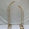 Novos Adereços de Casamento: Arcos Florais em Forma de Chifre, Produto Acabado para Casamentos ao Ar Livre no Gramado, Estrutura de Arco na Cor Marfim