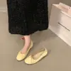 Zapatos planos bajos estilo lazo francés, nuevos zapatos estilo ballet 2026, zapatos slip-on de nicho de alta gama