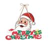 Decoração de Porta Criativa de Natal para Novo Produto Transfronteiriço Cena de Natal Layout de Atmosfera de Festa Pingente de Papel