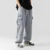 Jeans de mezclilla para hombre estilo japonés con doble bolsillo, nuevos pantalones de trabajo vintage lavados de primavera para hombre, algodón
