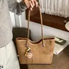 Bolso grande portátil transfronterizo para mujer 2026 modelo nuevo simple diario moda tote bag gran capacidad bolso de hombro moderno