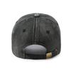 Chapéu Boné de Beisebol de Denim Desgastado Retrô Masculino Moda Casual Tendência Etiqueta Letra S Boné com Aba Casal Masculino e Feminino