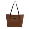 Bolsos para Mujer 2025 Nueva Moda Casual Gran Capacidad Bolso de Hombro Simple Transfronterizo Costura de Color Contrastante Bolso de Mano Tote