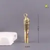 Apito de Latão do Zodíaco para Rato, Boi, Tigre, Coelho, Dragão, Serpente, Cavalo, Ovelha, Macaco, Galo, Cão, Porco, Pingente de Apito de Sobrevivência, Chaveiro de Carro