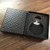 Caja de embalaje para reloj de bolsillo negro tinta con patrón de diamantes, tapa exquisita, caja para reloj de bolsillo, impresión de muestra, caja de embalaje para regalo, lote