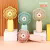 Lindo caracol ventilador de mano pequeño mini para estudiante ventilador de carga USB bolsillo exterior pequeño regalo caricatura