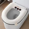 Cojín para Asiento de Inodoro Transfronterizo Cubierta de Inodoro para el Hogar Junta Universal con Cremallera Impermeable Engrosado para Invierno Lavable