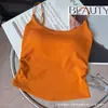 Colete Quente Popular Escovado de Outono e Inverno com Alças, Bojo no Peito, Ajuste Slim, Pregas Laterais, Camada Interna Modeladora, Top Hot Girl para Mulheres