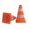 Cono de Señalización Reflectante para Barrera de Carretera de 23 cm Cubo Tubo para Helado Pegatina Equipo de Entrenamiento de Fútbol Escalera de Agilidad Bastidor de Vallas Grosor Aumentado