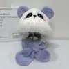 Bufanda de Invierno Integrada Gorro de Felpa para Niños Gorro Cálido a Prueba de Frío con Protección para las Orejas Máscara Desmontable Gorro Infantil de Moda