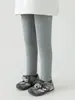 Leggings para niñas Wulibu, pantalones básicos versátiles de color liso nuevos para primavera y otoño, pantalones largos casuales para niñas pequeñas