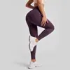 Calça de Fitness Fina Juyitang com Barra Antirrolamento, Cintura Alta, Bumbum Levanta e Sem Linha Frontal, Calça de Yoga