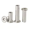 M5M6M 8 aço inoxidável 304 cabeça chata inclinada borda invertida móveis soquete sextavado porca de par lock nut porca de batida de topo splint nut