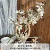 Nueva Serie de Orquídeas Lirio de Rama Única Flores Artificiales Materiales Florales para Bodas Decoración de Escena de Salón de Bodas Flores Decorativas Flores Artificiales