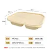 Cajas de Almuerzo Desechables Separables, Cajas de Almuerzo Biodegradables de Almidón de Maíz, Cajas Ecológicas para Llevar de Comida Rápida, Disponibles en Múltiples Tamaños, Tazones Redondos
