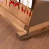 En Stock Exhibidor de Joyería de Madera Maciza de Gran Capacidad Soporte para Tarjetas de Aretes Soporte de Exhibición para Joyería